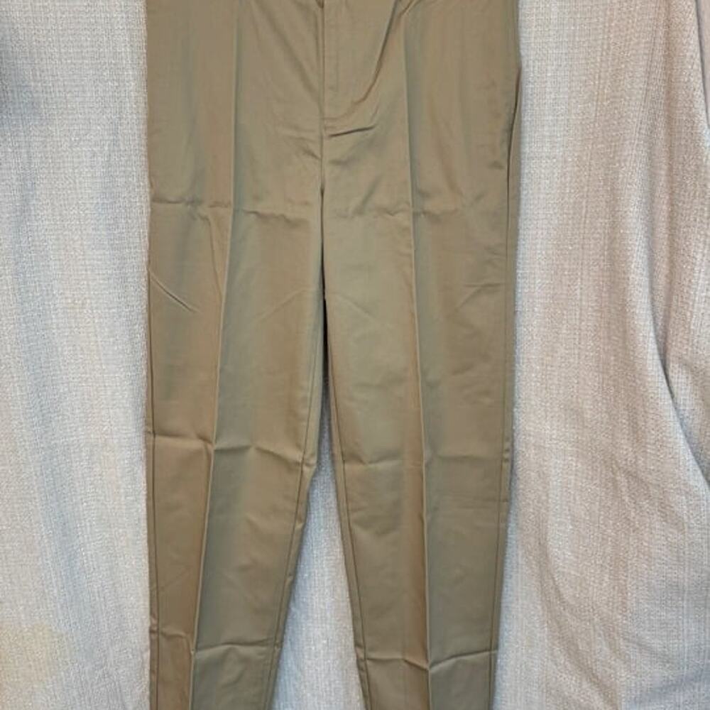 Lands' End NWOT boys khaki pants size 20 W/ 32" inseam